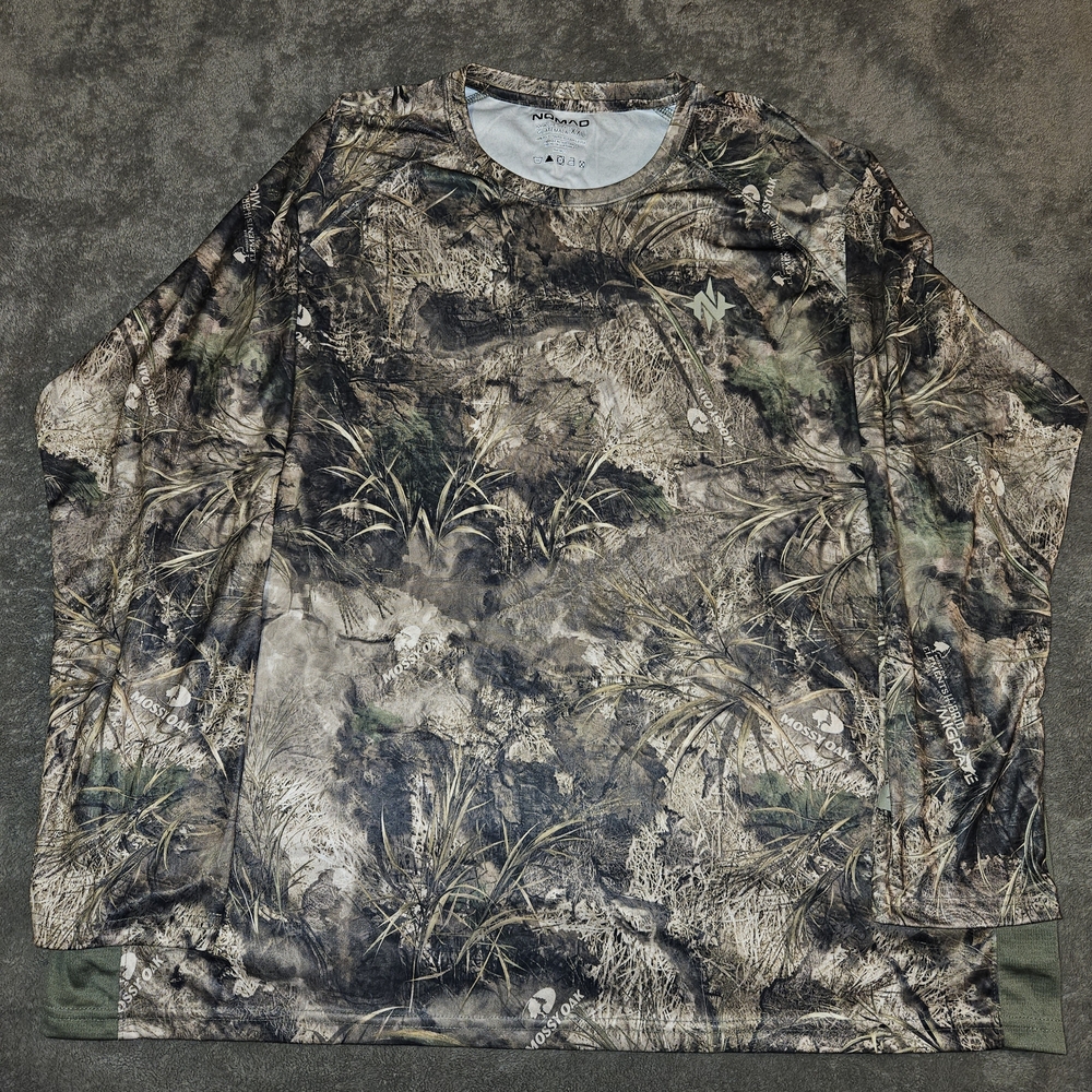 Nomad Men's Pursuit Long Sleeve - Mossy Oak Migrate